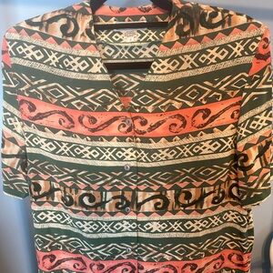 Nora Noh vintage silk skirt set